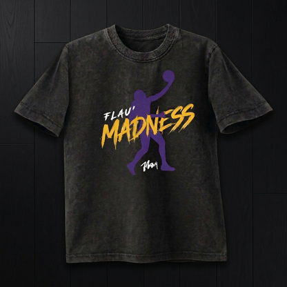 Flau'jae Johnson "Flau' Madness" Washed Box T-shirt Black