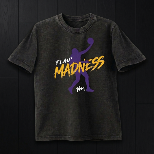 Flau'jae Johnson "Flau' Madness" Washed Box T-shirt Black