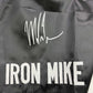 Autographed/Signed Mike Tyson Iron Mike Baddest Man on the Planet Black Boxing Trunks JSA COA
