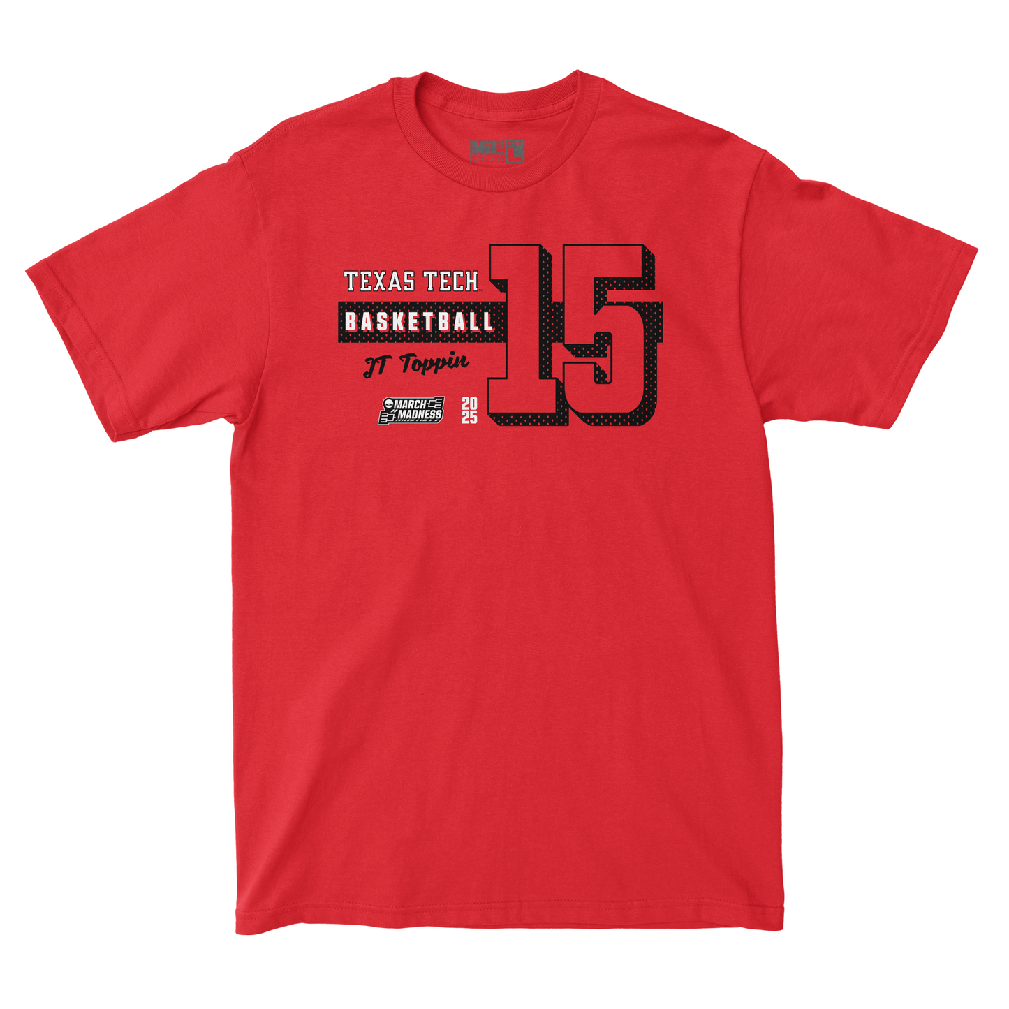 EXCLUSIVE RELEASE: JT Toppin Block Number Red Tee