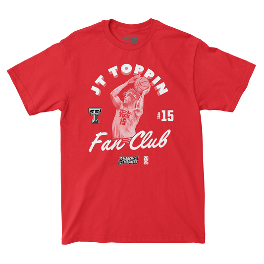 EXCLUSIVE RELEASE: JT Toppin Fan Club Red Tee