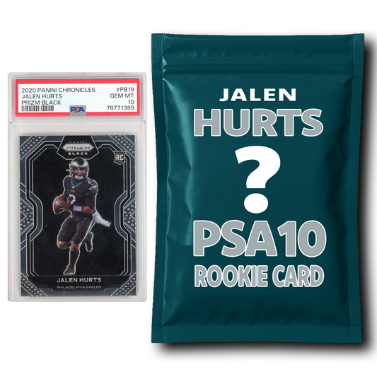 Jalen Hurts Philadelphia PSA COA Mystery Card Pack