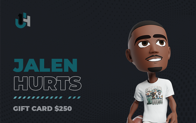 Jalen Hurts Gift Card for TheJalenHurts.com