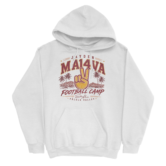 EXCLUSIVE RELEASE: Jayden Maiava Football Camp White Hoodie