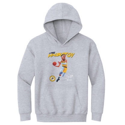 Tyrese Haliburton Indiana Pacers Caricature WHT