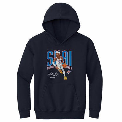 Shai Gilgeous-Alexander Oklahoma City Thunder Caricature WHT