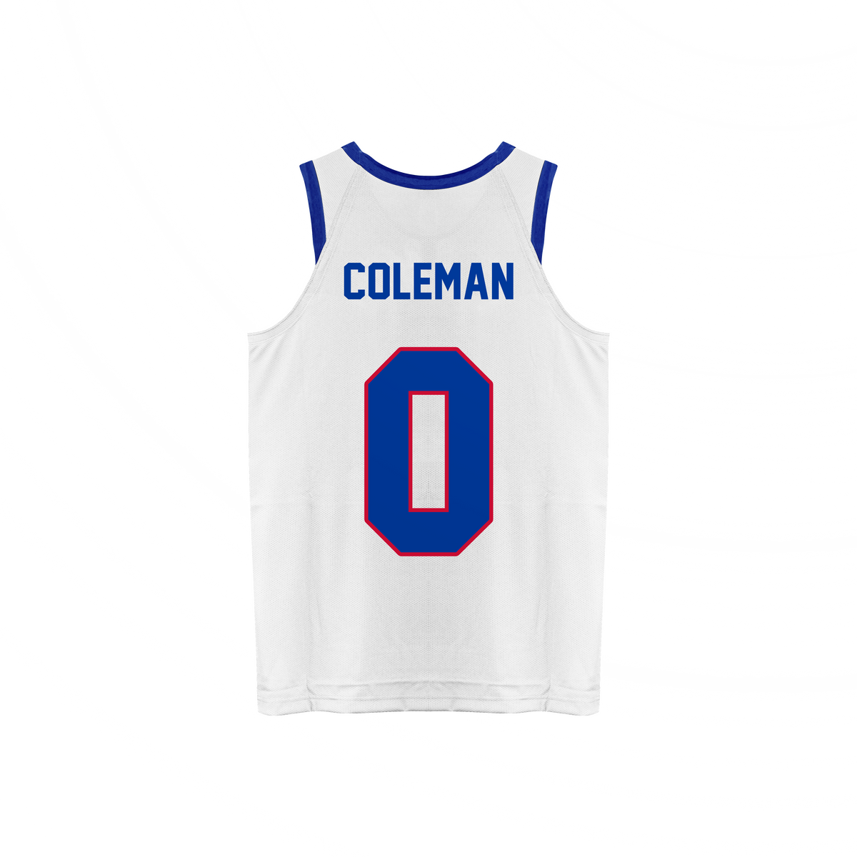 Keon Coleman "Logo" Basketball Jersey