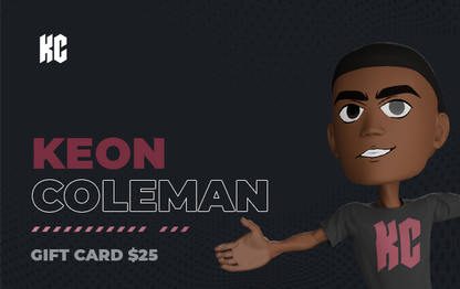 Keon Coleman Gift Card for KeonColeman.com