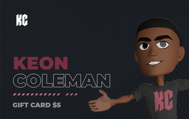 Keon Coleman Gift Card for KeonColeman.com