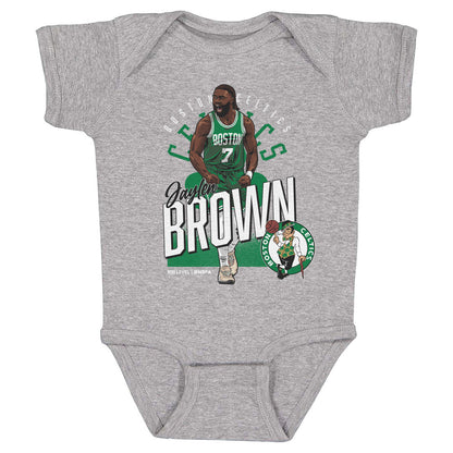Jaylen Brown Boston Celtics Shield WHT