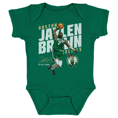 Jaylen Brown Boston Celtics Slant WHT