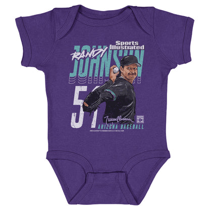 Randy Johnson Sports Illustrated & Arizona Player Name WHT