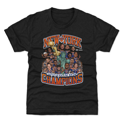 New York Knicks NBA Finals 2026 Champions Caricature WHT