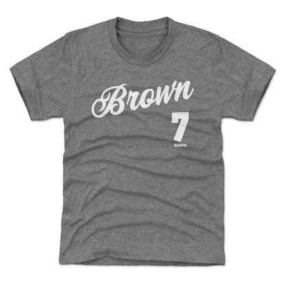 Jaylen Brown Boston Script WHT