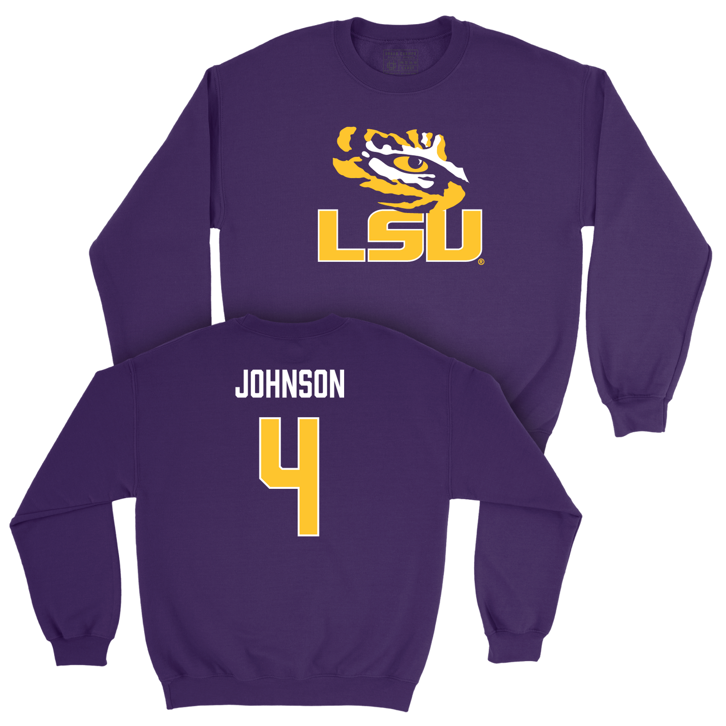 LSU Women's Basketball Purple Legacy Crew - Flau'jae Johnson | #4