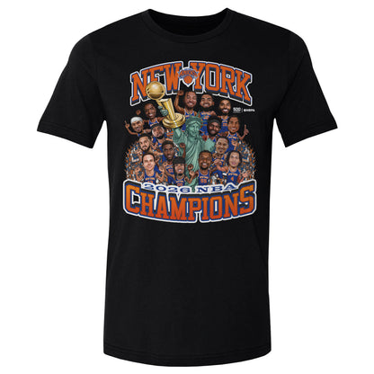 New York Knicks NBA Finals 2026 Champions Caricature WHT