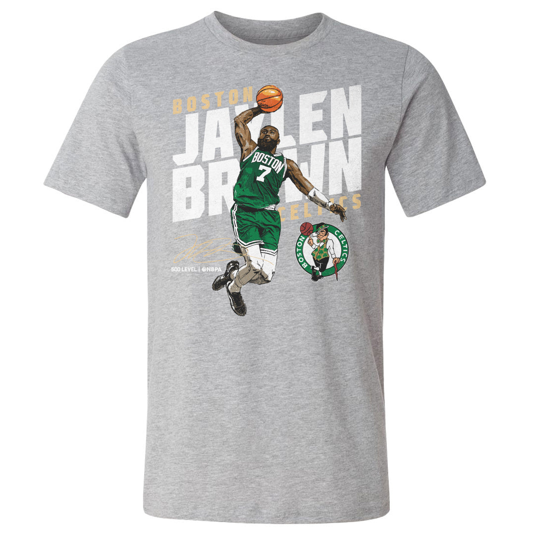 Jaylen Brown Boston Celtics Slant WHT