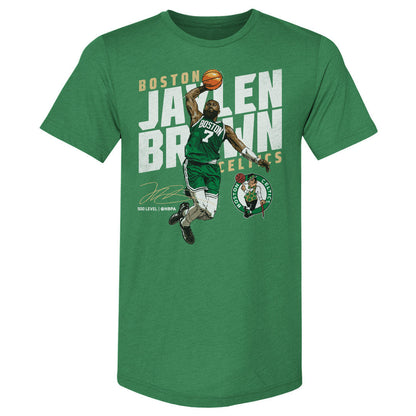 Jaylen Brown Boston Celtics Slant WHT