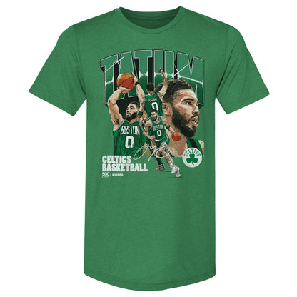 Jayson Tatum Boston Celtics Collage WHT