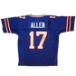Josh Allen Autographed Buffalo (Blue #17) Custom Jersey - Beckett