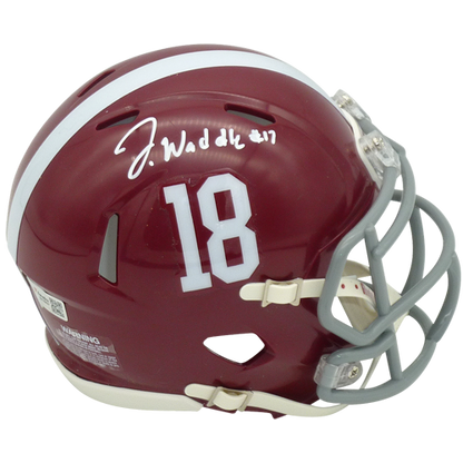 Jaylen Waddle Autographed Alabama Crimson Tide Mini Helmet - Fanatics