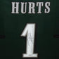 Jalen Hurts Autographed Philadelphia Eagles (Green #1) Deluxe Framed Jersey - JSA