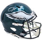 Jalen Hurts Autographed Philadelphia Eagles (Speed) Deluxe Full-Size Replica Helmet - Beckett
