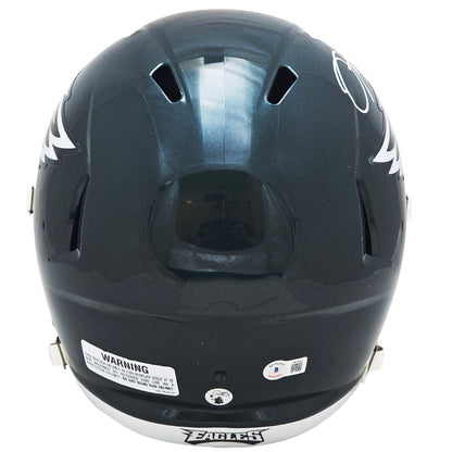 Jalen Hurts Autographed Philadelphia Eagles (Speed) Deluxe Full-Size Replica Helmet - Beckett