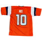 Bo Nix Autographed Denver Broncos (Orange #10) Custom Jersey - Beckett