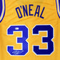 Shaqulle O'Neal Autographed LSU Tigers (Gold #33) Custom Jersey - Beckett