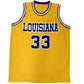 Shaqulle O'Neal Autographed LSU Tigers (Gold #33) Custom Jersey - Beckett