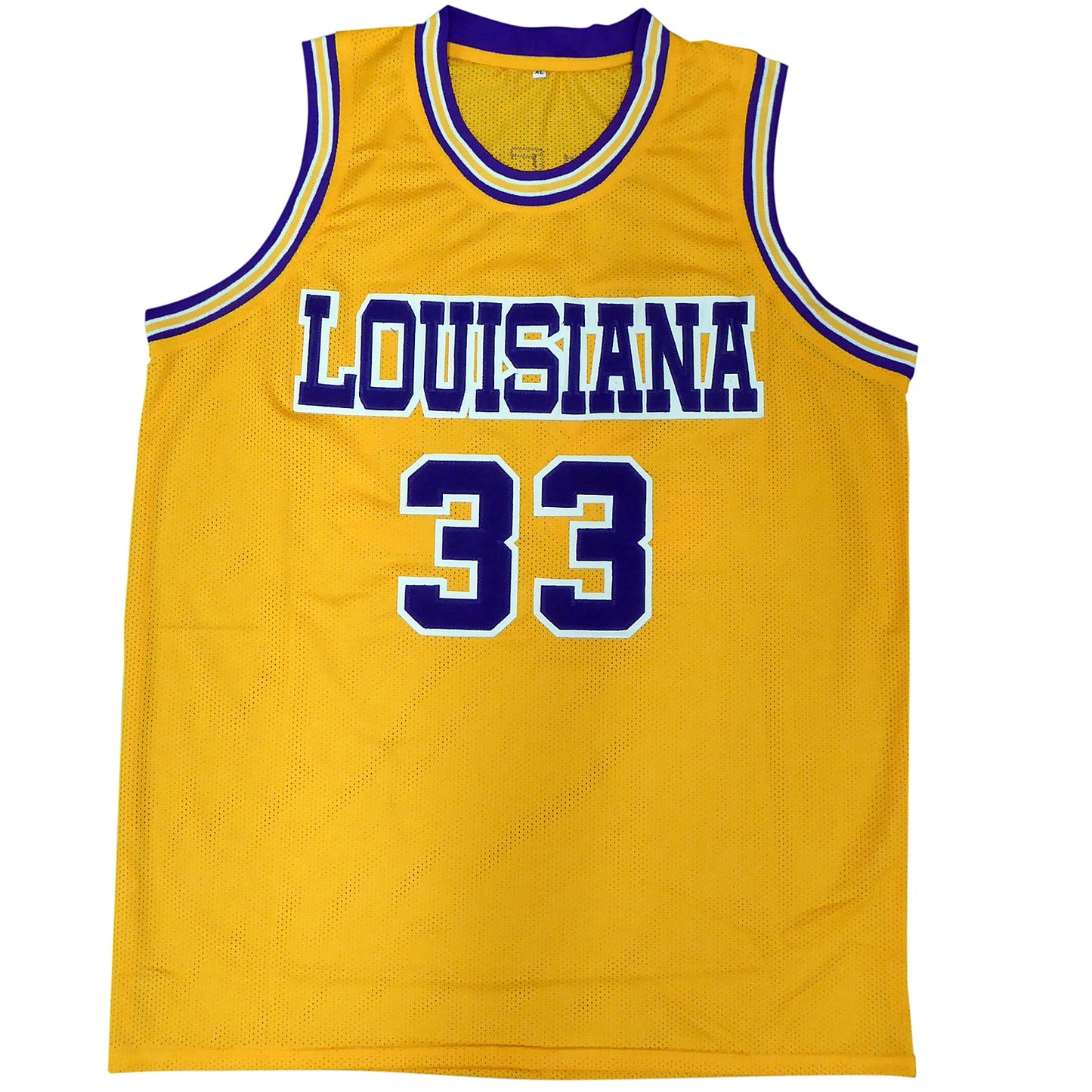 Shaqulle O'Neal Autographed LSU Tigers (Gold #33) Custom Jersey - Beckett