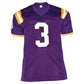 Odell Beckham Jr. Autographed LSU Louisiana State Tigers (Purple #3) Custom Jersey - Beckett