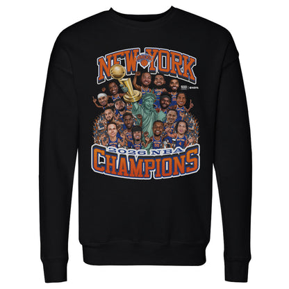 New York Knicks NBA Finals 2026 Champions Caricature WHT