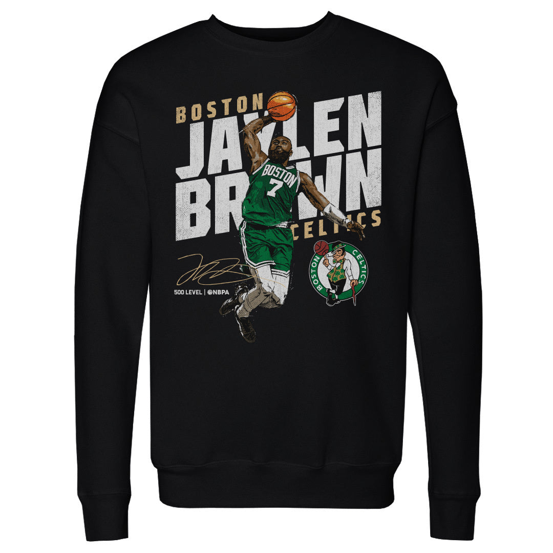 Jaylen Brown Boston Celtics Slant WHT