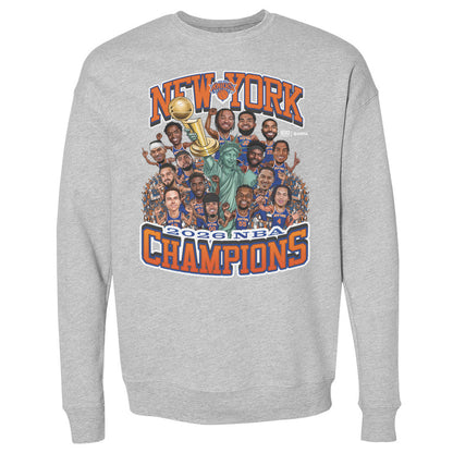 New York Knicks NBA Finals 2026 Champions Caricature WHT