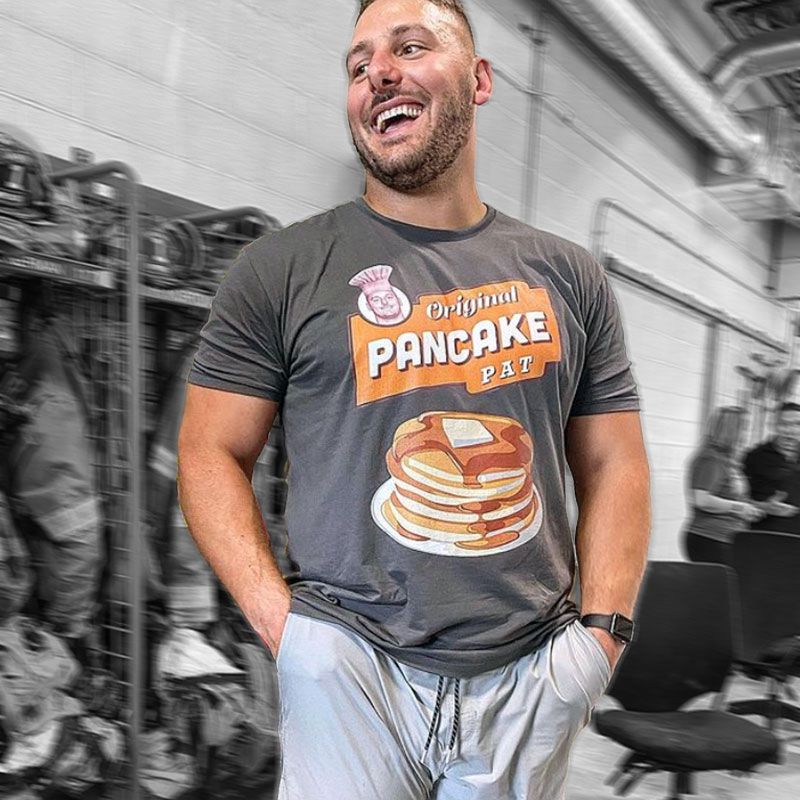 Patrick Ricard "Pancake Pat" T-shirt White