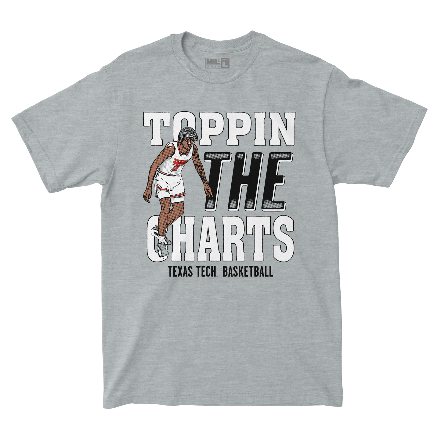 EXCLUSIVE RELEASE: JT Toppin Toppin The Charts Sport Grey Tee