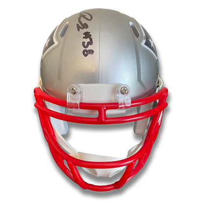 Rhamondre Stevenson Signed Mini Helmet