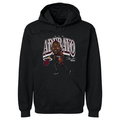 Bam Adebayo Miami Heat Cartoon WHT
