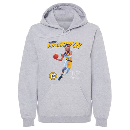 Tyrese Haliburton Indiana Pacers Caricature WHT