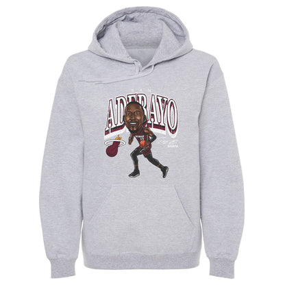 Bam Adebayo Miami Heat Cartoon WHT