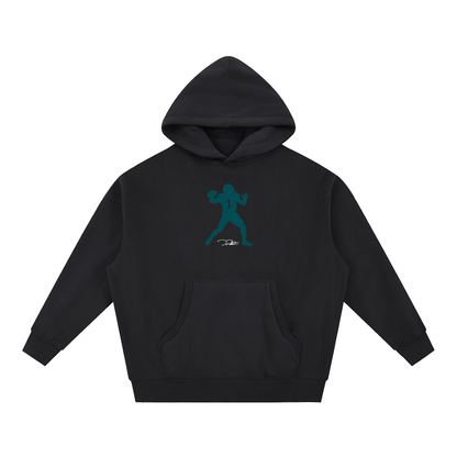 Jalen Hurts Silhouette Oversized Boxy Hoodie