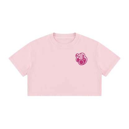 Alycia Baumgardner Logo Jersey Cropped T-shirt