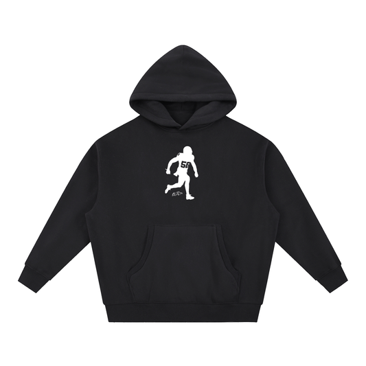 Bobby Okereke Silhouette Oversized Boxy Hoodie