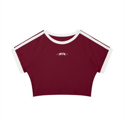 Tommy Castellanos "Logo" Colorblock Crop Top