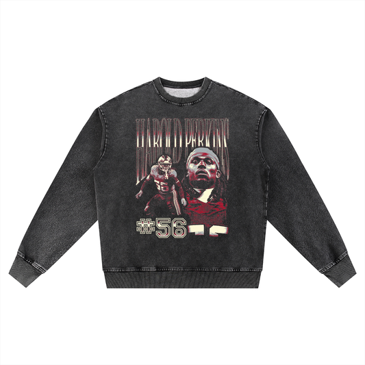 Harold Perkins Vintage Oversized Washed Sweatshirt