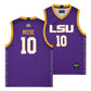 Angel Reese "LSU" Basketball Jersey Purple