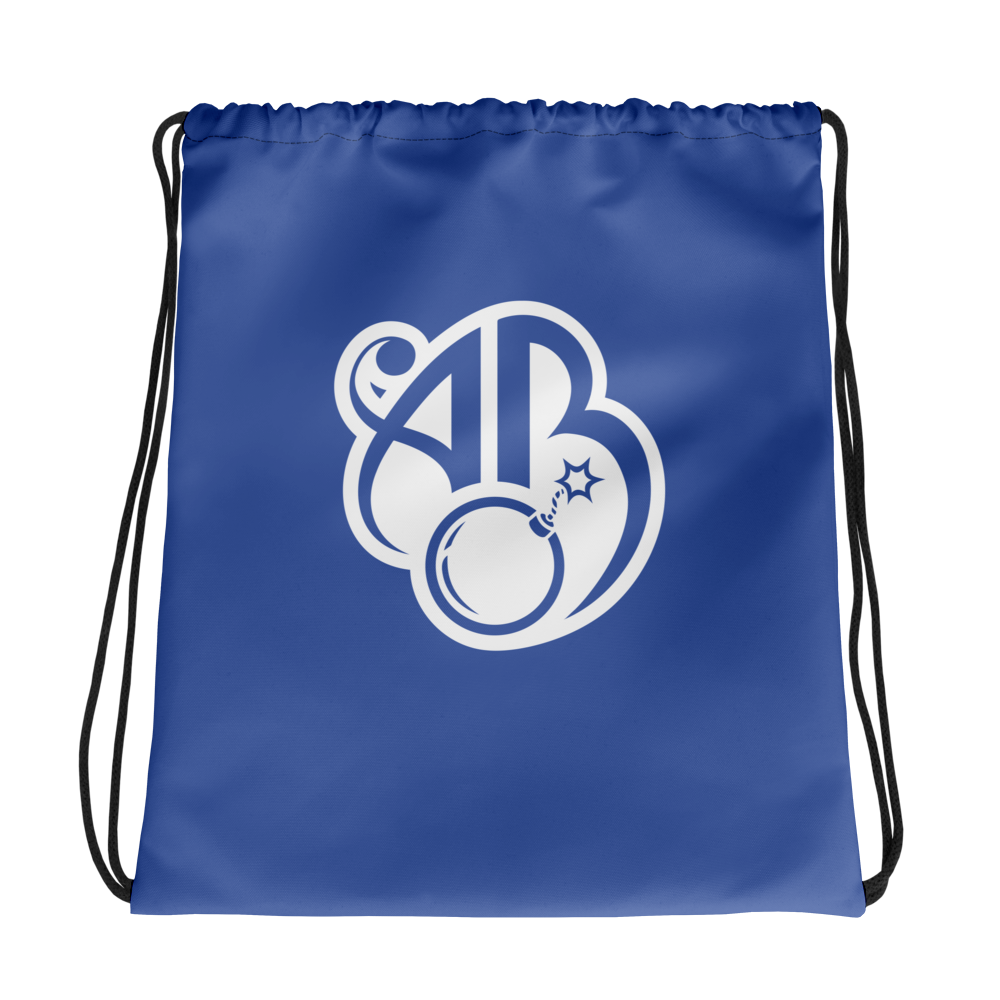 Alycia Baumgardner "Logo" Drawstring Bag