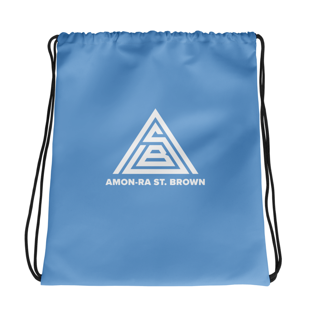 Amon-Ra St. Brown "Logo" Drawstring Bag